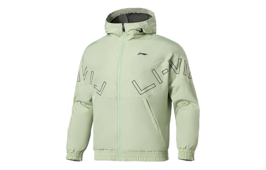 Li-Ning Li Ning Fitness Series Trench Coat Men's Aqua Celadon Green