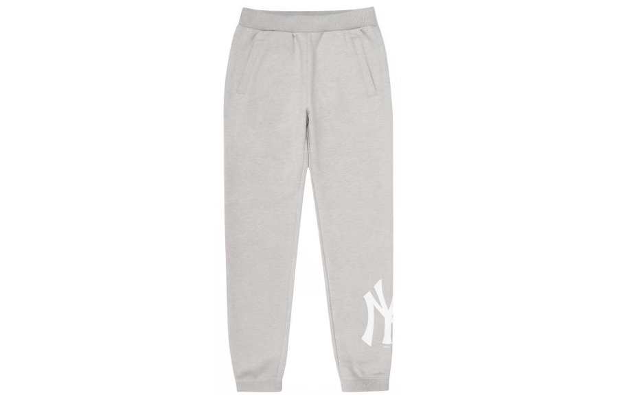 MLB MLB Knitted Sweatpants Unisex Gray Moderate Cuffed Pants
