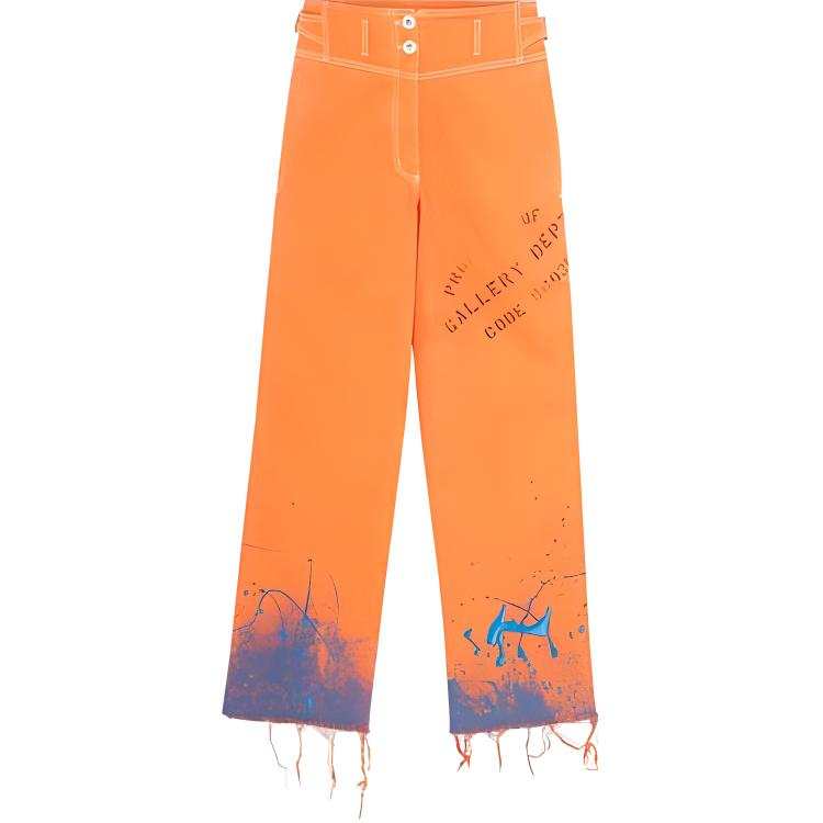 Lanvin Gallery Dept. X Lanvin Women's High-Waisted Denim Pants
