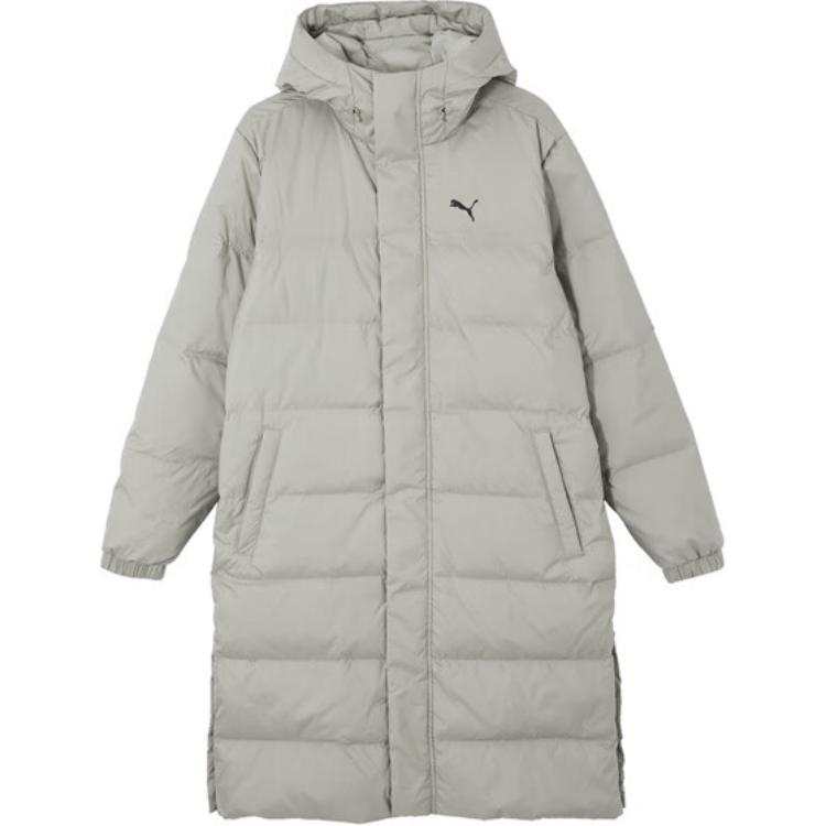 PUMA PUMA LONG DOWN JACKET Down Jacket Unisex Marble Gray