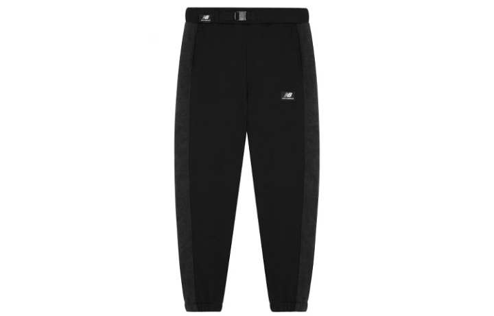 New Balance New Balance Knitted Sweatpants Men's Black Moderate Cuffed Pants