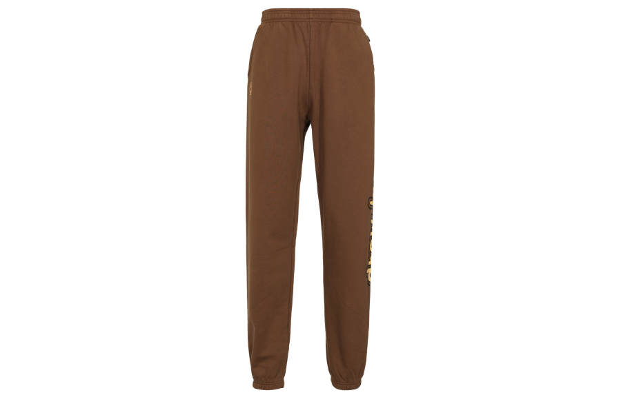 Drew house Smiley Collection Knitted Sweatpants Unisex Brown Moderate Cuffed Pants