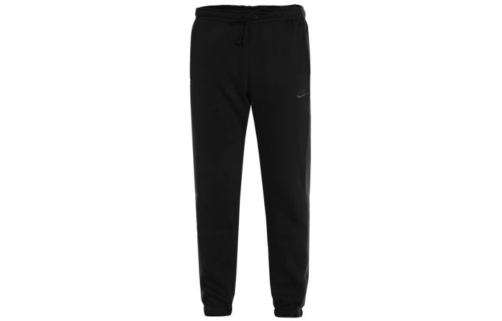 Nike Nike Knitted Sweatpants Men's Black Thickened Cuffed Pants
