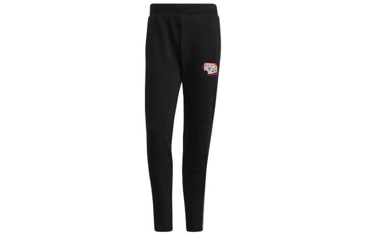 Adidas Adidas Knitted Sweatpants Men's Black Moderate Pencil Pants