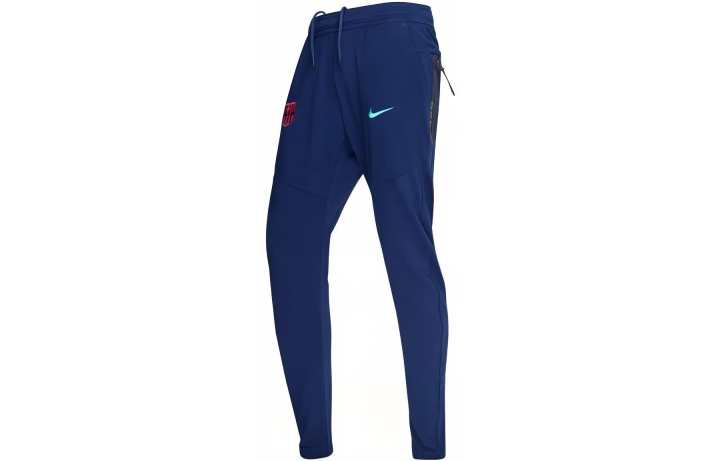 Nike Nike Knitted Sweatpants Men's Blue Moderate Slim Fit Pants