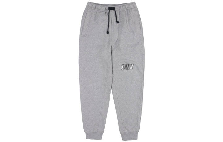 Jordan Jordan Knitted Sweatpants Men's Light Gray Moderate Cuffed Pants