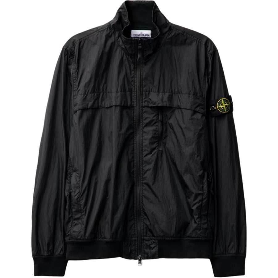 STONE ISLAND Compass-badge Crinkle Bomber Jacket