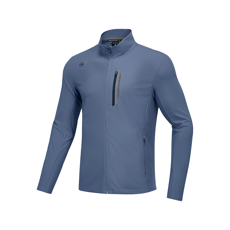 Skechers Jackets Men's Indigo 0479 Stand Collar Moderate Other