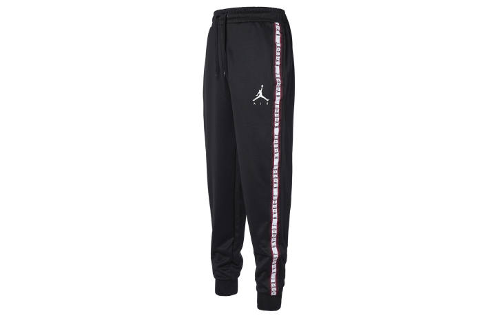 Jordan Jordan Knitted Sweatpants Men's Black Moderate Cuffed Pants