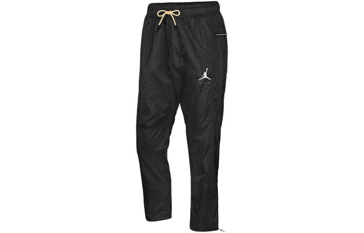 Jordan Jordan Knitted Sweatpants Men's Black Moderate Cuffed Pants