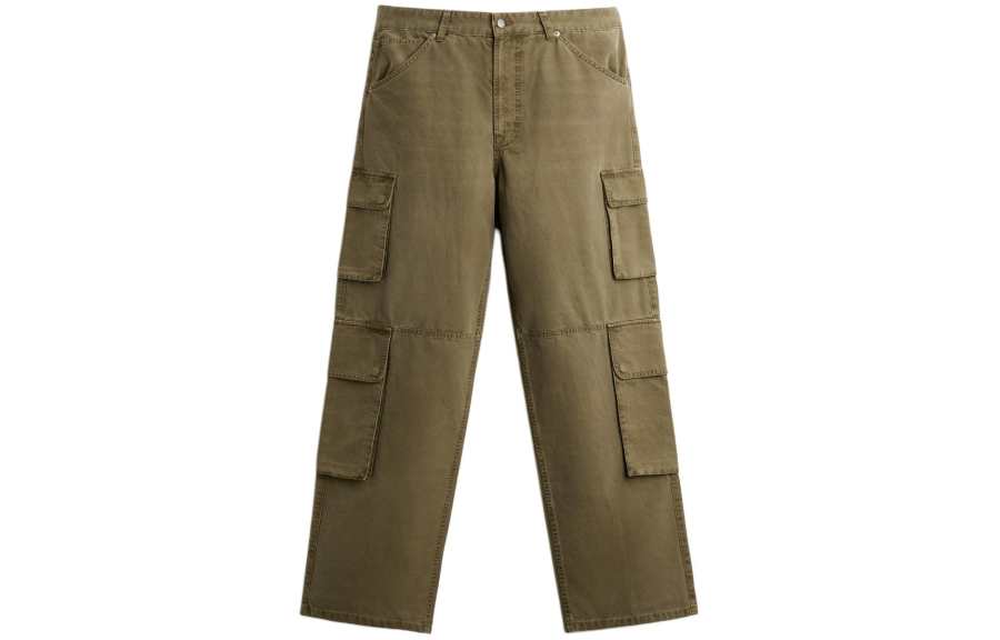 ZARA ZARA Cargo Pants Men's Dark Khaki