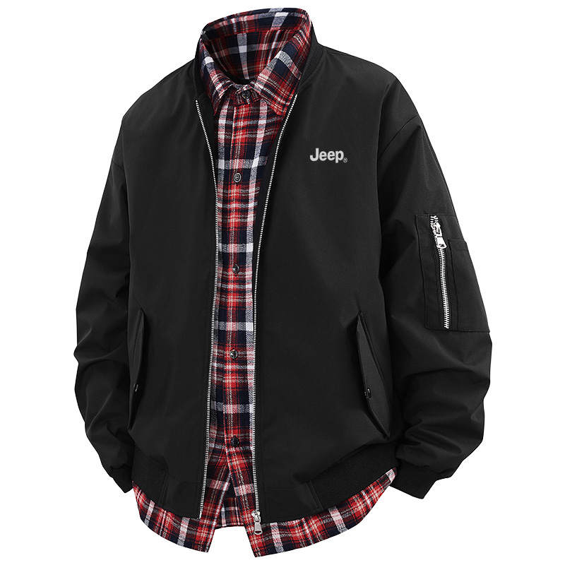 Jeep Jeep Jackets Unisex Lapel Moderate