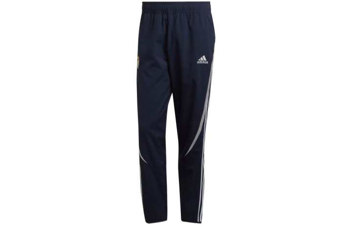 Adidas Adidas Knitted Sweatpants Men's Blue Moderate Straight Fit Pants