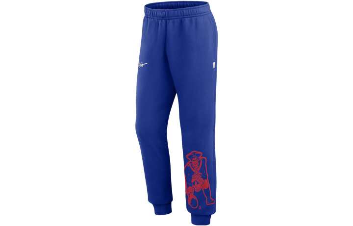 Nike Nike x NFL Collaboration New England Patriots Logo Crop Knitted Sweatpants Men's Blue