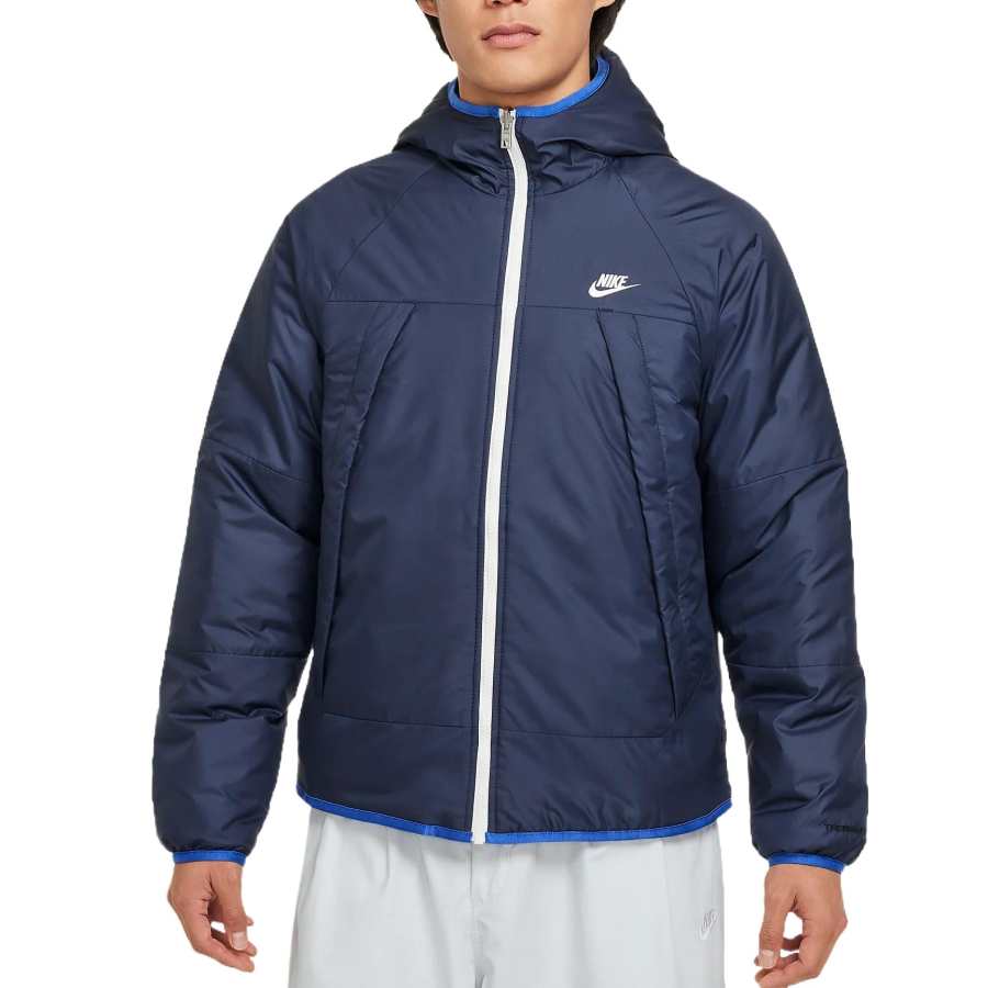 Nike Nike SportswearTherma FIT Legacy Jackets & Coats Men's Obsidian Color/Royal Blue/Sailboat