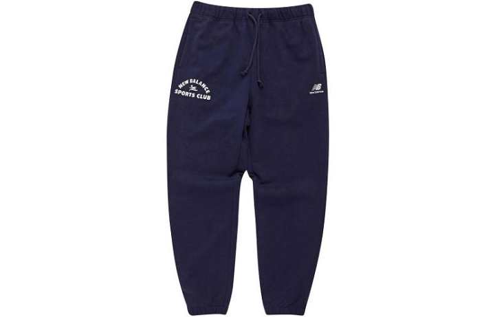New Balance New Balance Knitted Sweatpants Men's Black Moderate Cuffed Pants