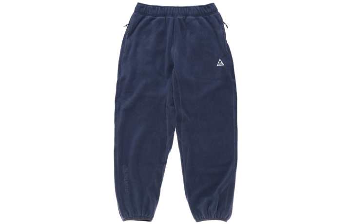 Nike Nike Knitted Sweatpants Men's Blue Moderate Cuffed Pants