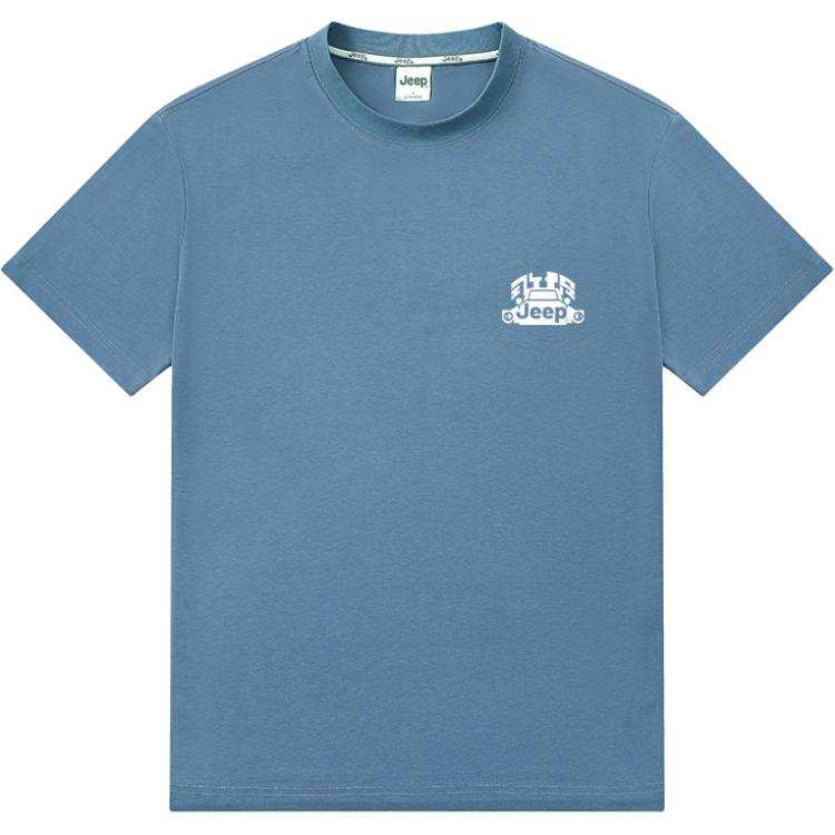 Jeep T Shirts Unisex Crew Neck Moderate Straight Fit