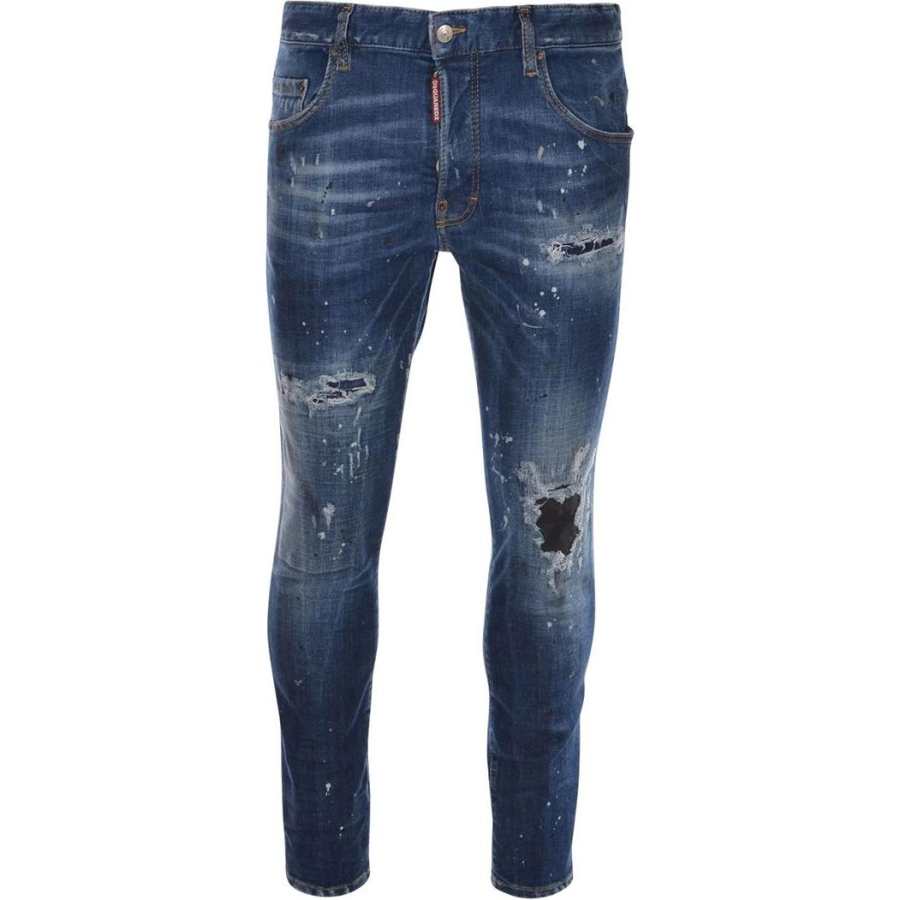 DSQUARED 2 Dsquared2 Paint Splash Detail Distressed Jeans