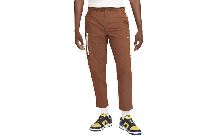 Nike Nike Sportswear Essentials Knitted Sweatpants Men's Brown Moderate Tapered Pants