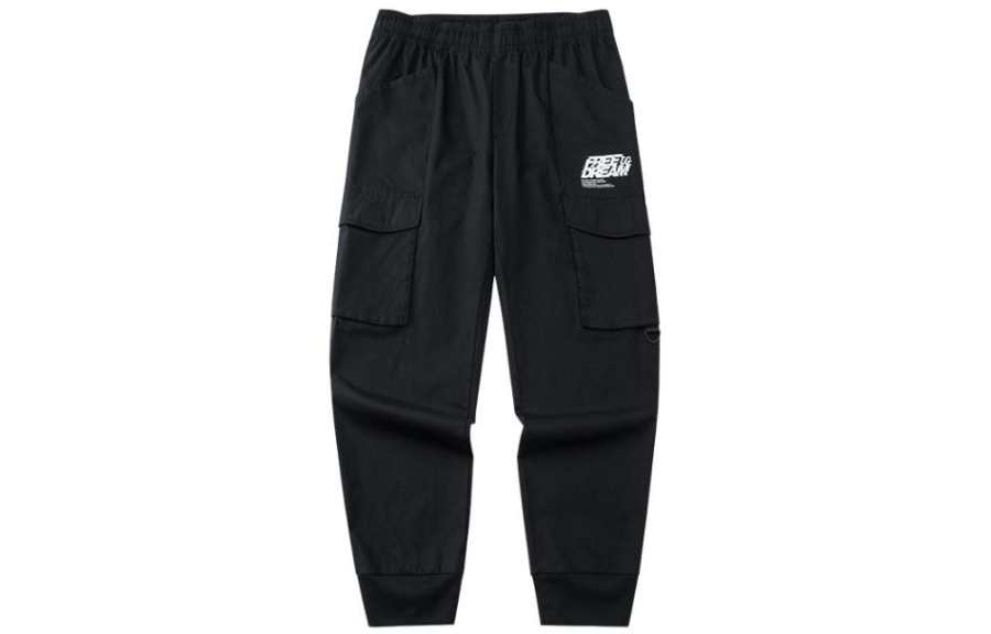 ANTA Anta Basketball Collection Sweatpants Men's Basic Black