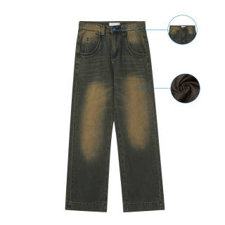MT99 Jeans Unisex Moderate Straight Fit Pants