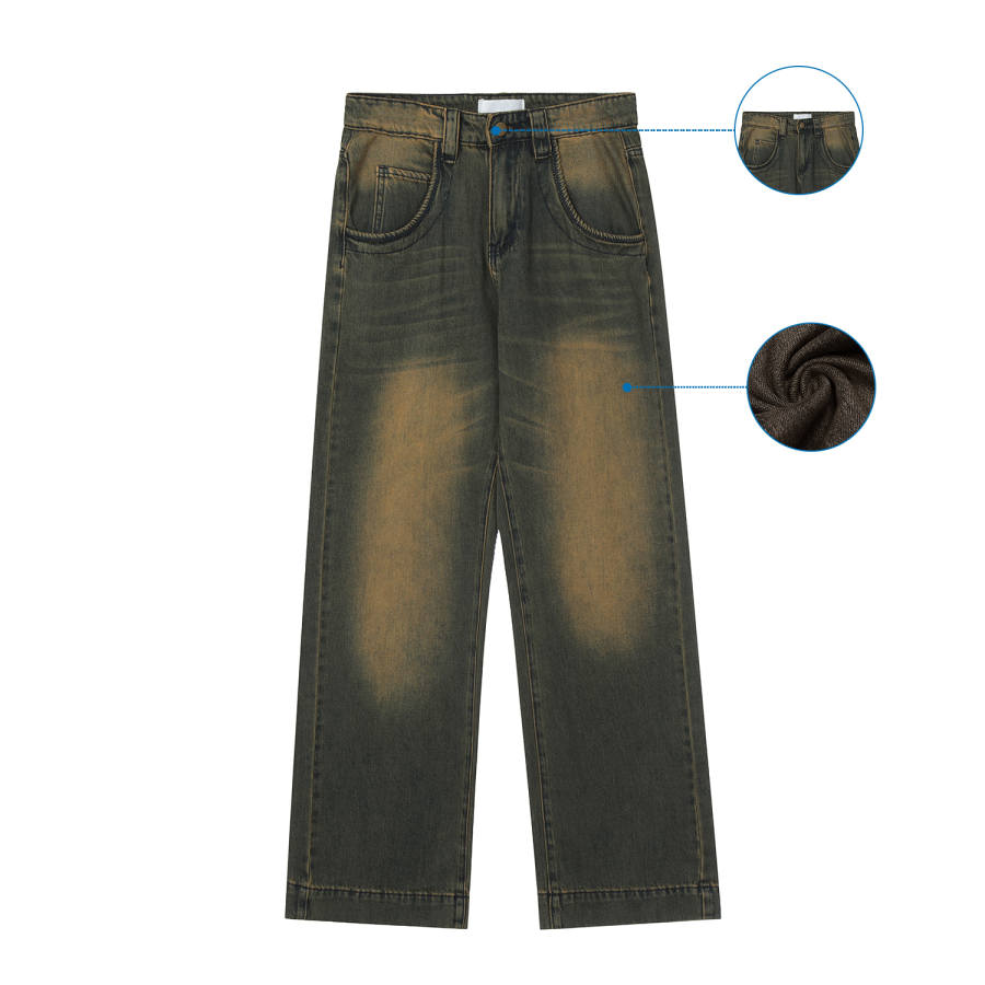 MT99 Jeans Unisex Moderate Straight Fit Pants