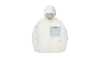 Discovery Expedition Lightweight Packable Men Pocket Windbreaker Cream Trench Coat Men's White