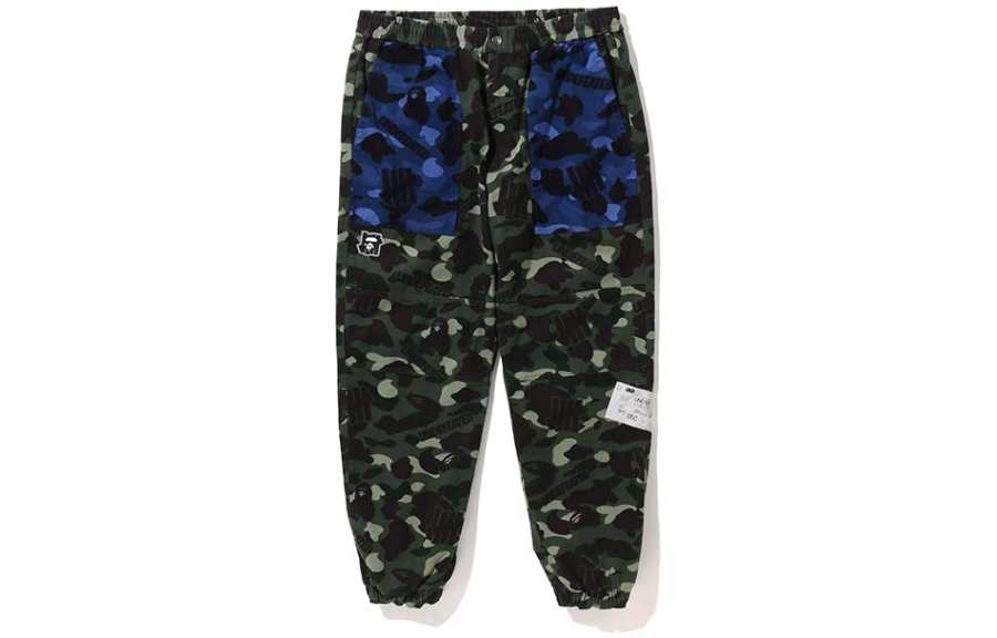 UNDEFEATED X A BATHING APE Knitted Sweatpants Unisex Moderate Cuffed Pants