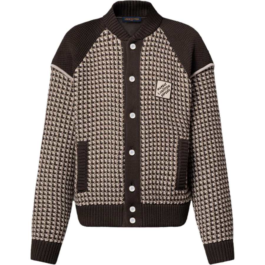 LOUIS VUITTON LOUIS VUITTON Knitted Cotton Jacquard Bomber