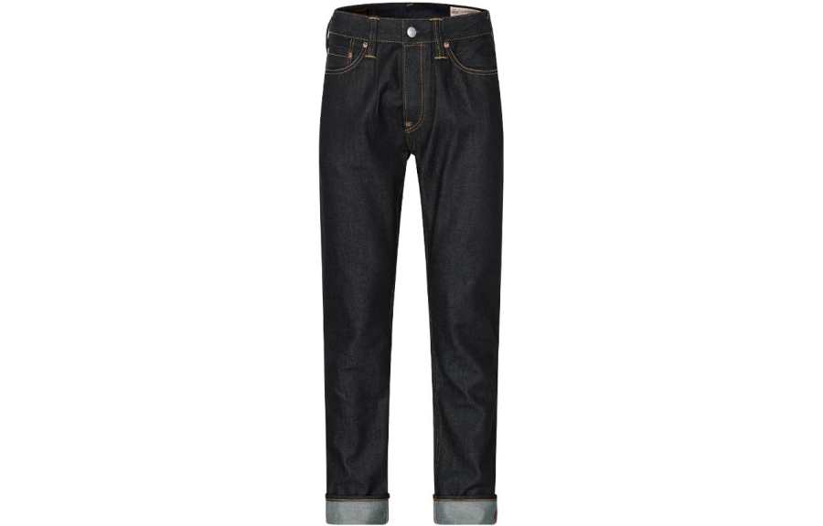 EVISU EVISU Jeans Men's Black Moderate Straight Fit Pants