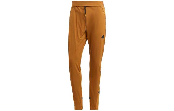 Adidas Adidas Knitted Sweatpants Men's Brown Moderate Straight Fit Pants