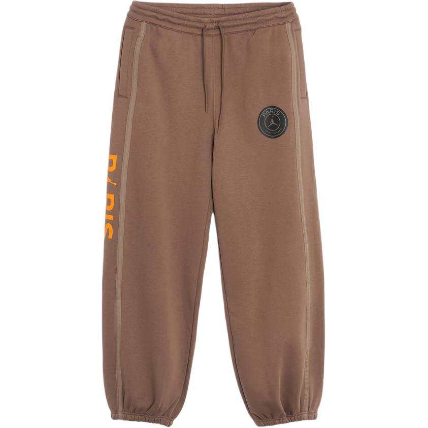 Jordan Jordan PSG Paris Saint Germain Fleece Pants Knitted Sweatpants Men's Brown
