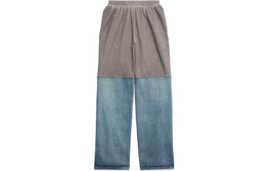 Balenciaga SS23 Knitted Sweatpants Loose Fit Men's Blue
