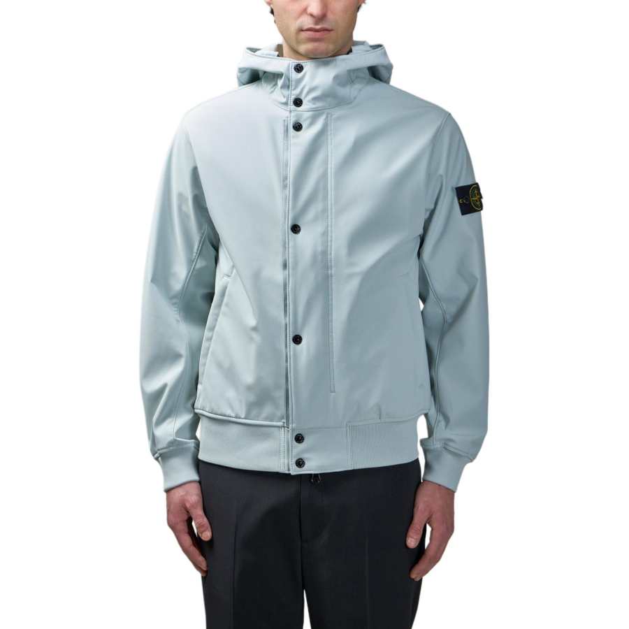 STONE ISLAND STONE ISLAND Logo Patch Hooded Jacket