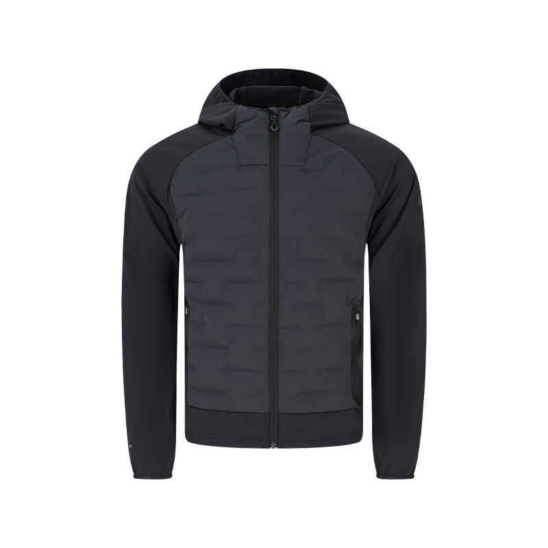 ASICS ASICS Down Jackets Men's Black Hooded Moderate Down Jacket