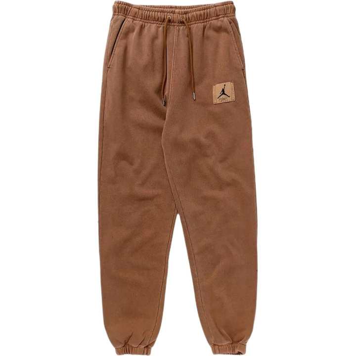 Jordan Jordan ESSENTIALS Knitted Sweatpants Men's Tan Moderate Cuffed Pants