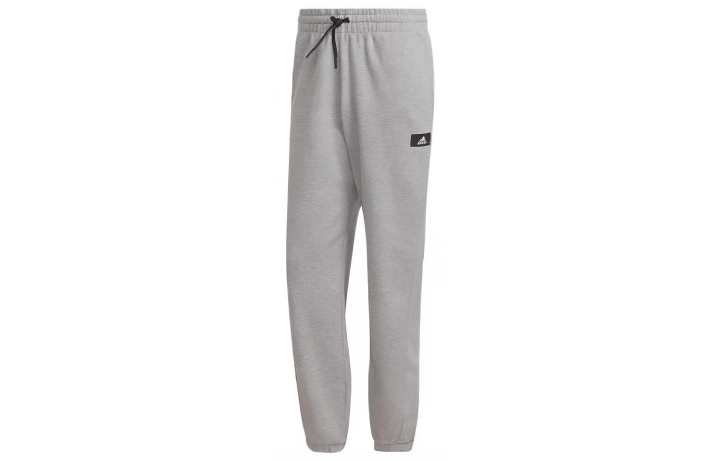 Adidas Adidas Knitted Sweatpants Men's Gray Moderate Cuffed Pants