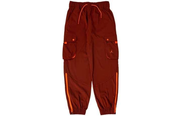 Jordan Jordan Casual Pants Men's Dark Orange Moderate Cuffed Pants