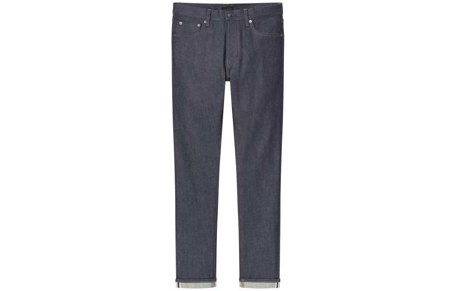 UNIQLO Jeans Men's Navy Blue Moderate Straight Fit Pants