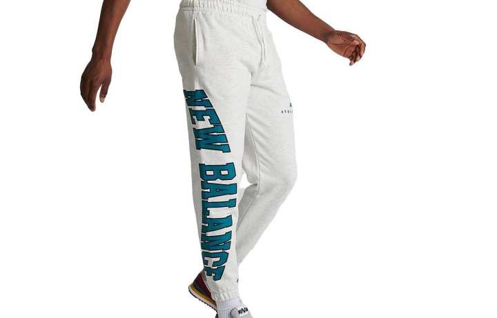 New Balance New Balance Knitted Sweatpants Unisex Gray Moderate Cuffed Pants