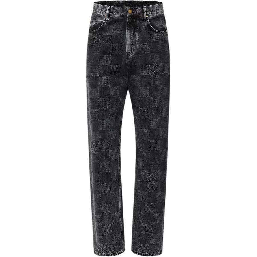 LOUIS VUITTON 57th Street Nyc Damier Denim Skate Pants