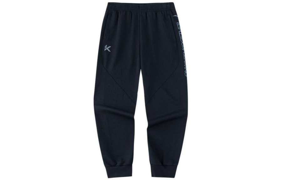 ANTA Anta Basketball Collection Knitted Sweatpants Men's Basic Black