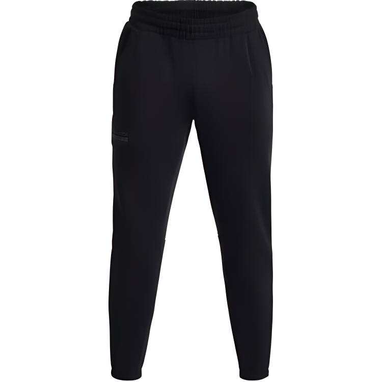 Under Armour Johnson Knitted Sweatpants Men's Black Moderate Cuffed Pants