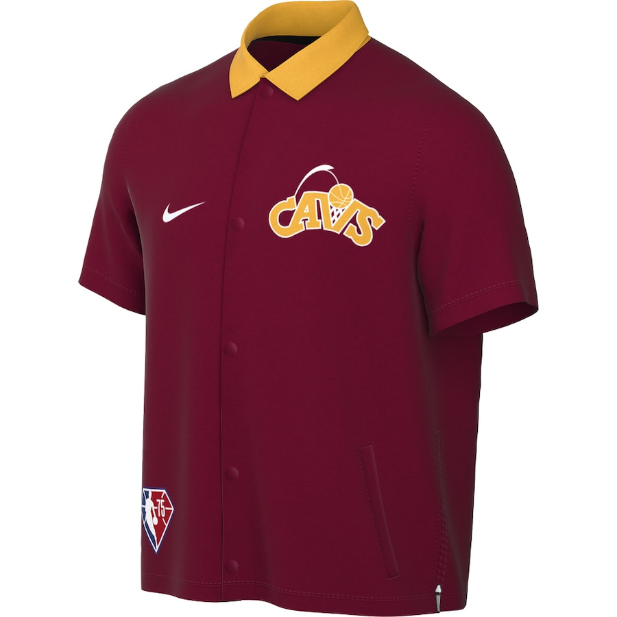 Nike Nike x NBA Cleveland Cavaliers Therma Flex Showtime Jackets & Coats Men's Burgundy/Gold