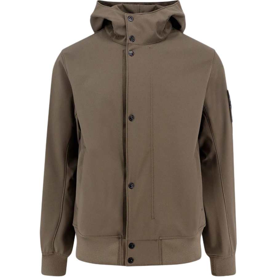 STONE ISLAND STONE ISLAND Logo Patch Hooded Jacket