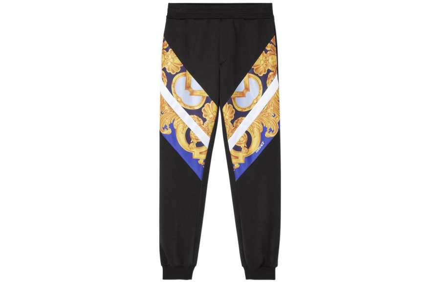 VERSACE VERSACE Baroque Printed Panelled Joggers