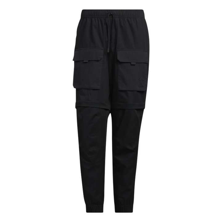 Adidas Adidas Knitted Sweatpants Men's Black Moderate Cuffed Pants