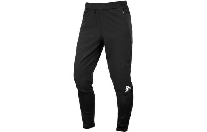Adidas Adidas Knitted Sweatpants Men's Black Moderate Cuffed Pants