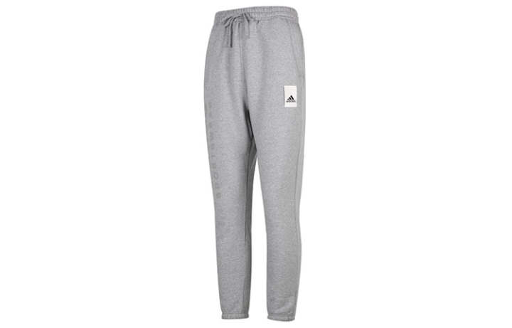 Adidas Adidas Knitted Sweatpants Men's Gray Moderate Cuffed Pants